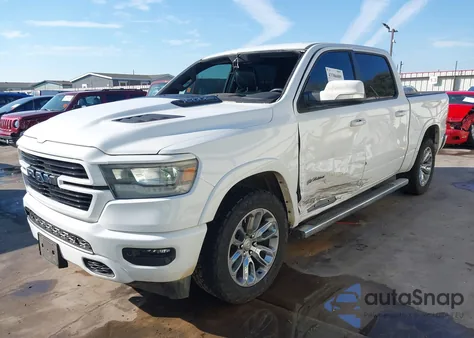 2021 Ram 1500 Laramie 4X4 5'7 Box from USA, damaged, VIN 1C6SRFJT0MN799594